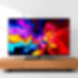 Vibrant Colors in 65 Inch LED TVs A stunning 65 inch LED TV showcasing vibrant colors and sharp resolution