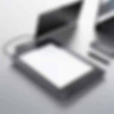 Digital Drawing Pad Features A sleek digital drawing pad showcasing its features and design.