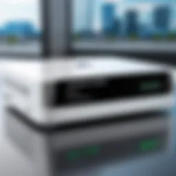 Illustration of Airport Express showing its sleek design