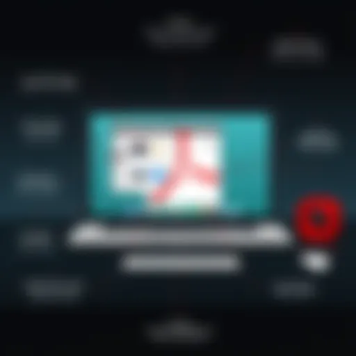 User Interface Features of Adobe Acrobat Pro User interface of Adobe Acrobat Pro on Mac