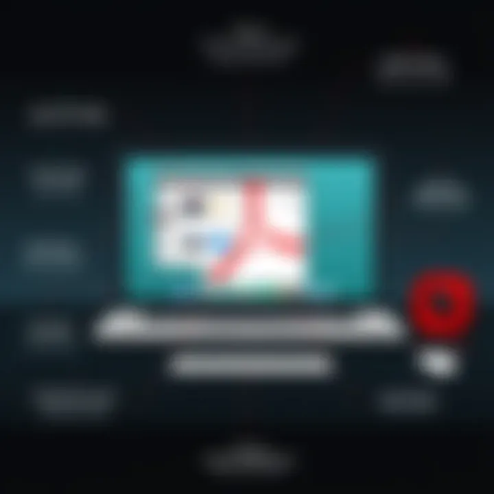 User Interface Features of Adobe Acrobat Pro User interface of Adobe Acrobat Pro on Mac