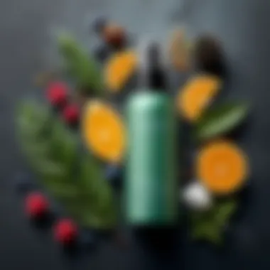 Natural Ingredients in Method Body Sprays An eco-friendly setting highlighting natural ingredients used in method body sprays