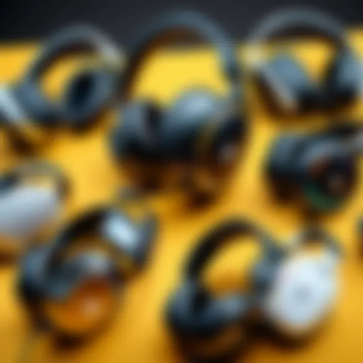 Showcasing various Corsair gaming headsets for different gaming styles