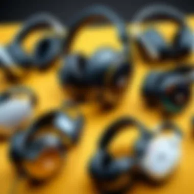 Diverse Corsair Gaming Headsets for Various Styles Showcasing various Corsair gaming headsets for different gaming styles
