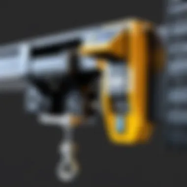 Robust Design and Weight Capacity of Trailer Hitch Deer Hoist A robust trailer hitch deer hoist demonstrating its weight capacity and design