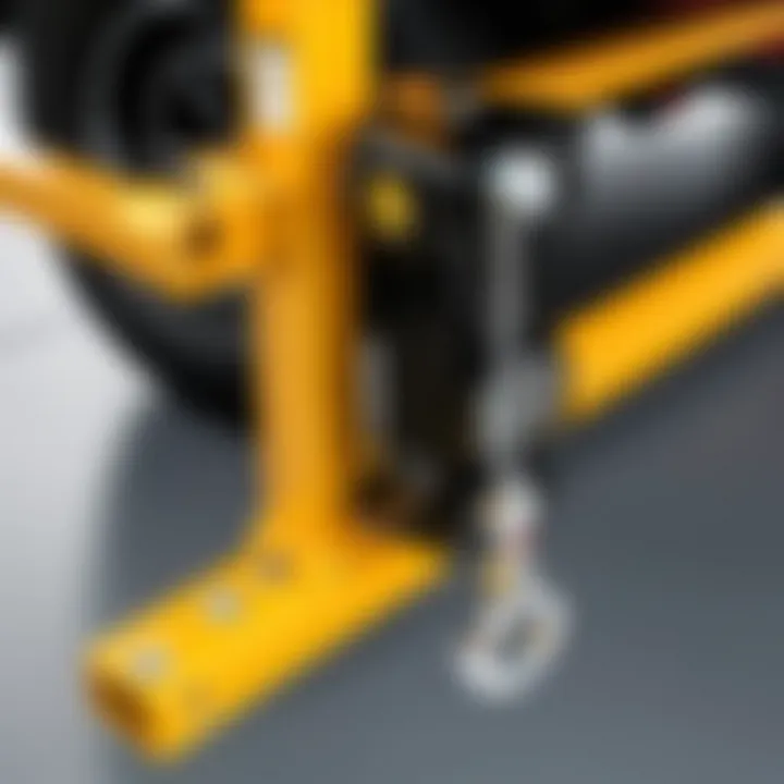 Step-by-step installation guide for a trailer hitch deer hoist