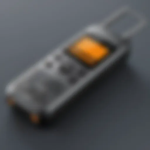 C Crane Skywave Pocket Radio showcasing its sleek design and compact size.