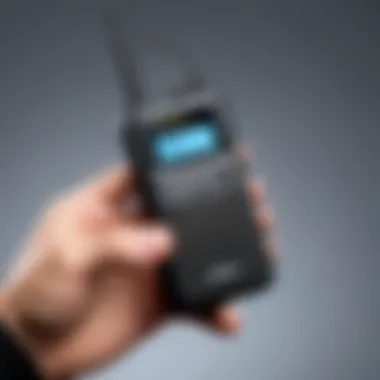 User tuning the C Crane Skywave Pocket Radio to different frequencies.
