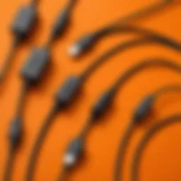 Different types of Garmin Instinct charging cables