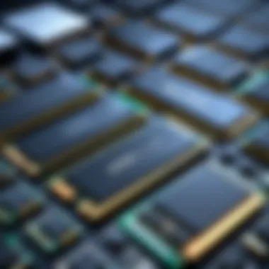 Varieties of RAM Modules Illustration showcasing various types of RAM modules