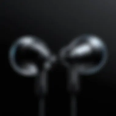 High-Quality Earbuds for Optimal Sound Close-up view of high-quality earbuds designed for Samsung Galaxy S21 5G
