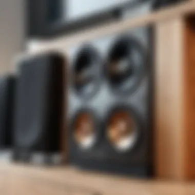 Installation of AUX speakers in a home entertainment system