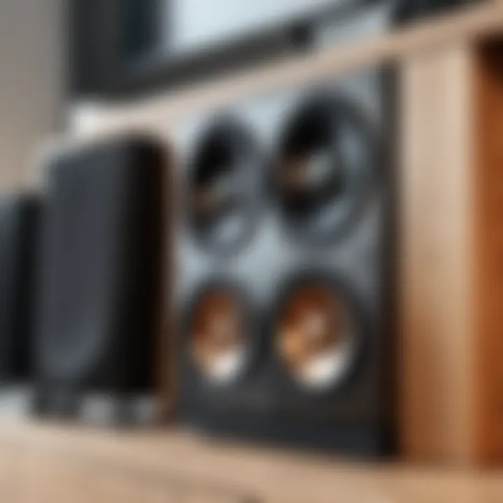 Installation of AUX speakers in a home entertainment system