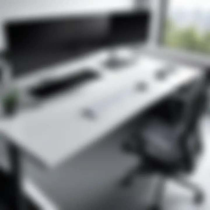 Ergonomic features of a 72 inch desk enhancing productivity