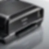 Sleek design of Canon compact printer showcasing modern aesthetics