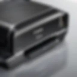 Sleek design of Canon compact printer showcasing modern aesthetics