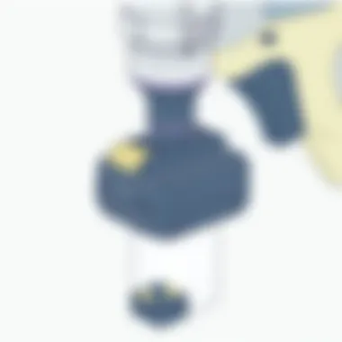 Installation of a replacement battery into a power tool