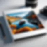 Elegant 5x7 photo album showcasing beautifully arranged photographs.