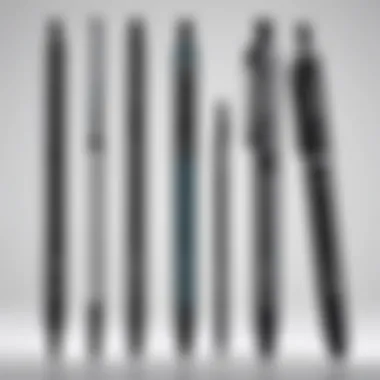 Comparison chart of various stylus options for LG Stylo 4