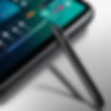 Detailed view of a replacement stylus for LG Stylo 4