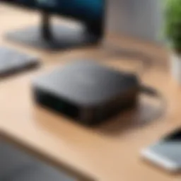 Anker Soundcore charger on a table