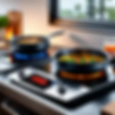 Maintenance tips for induction cooktops displayed graphically