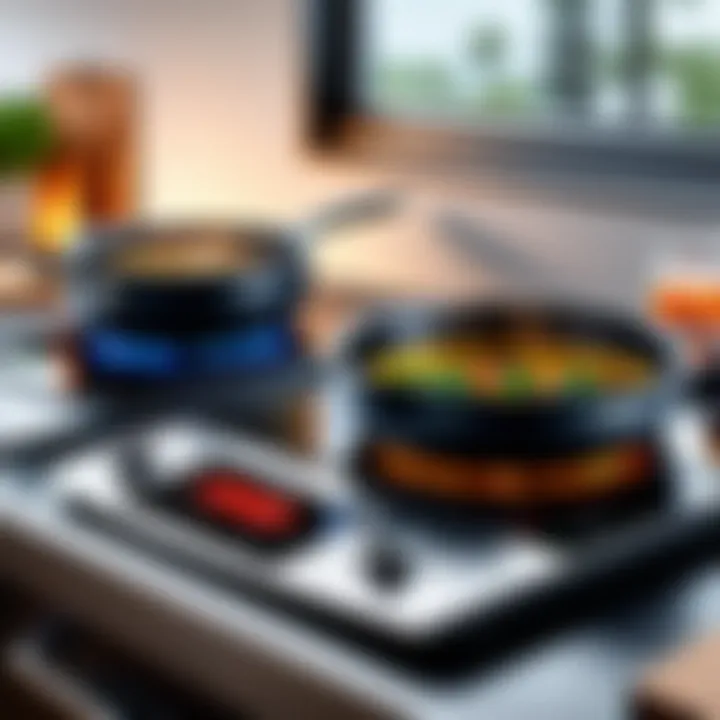 Maintenance tips for induction cooktops displayed graphically