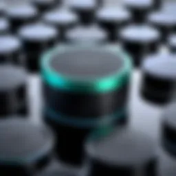 Close-up view of a float valve silicone cap highlighting its design and material.