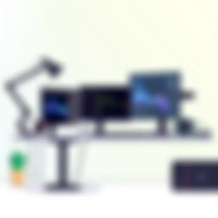 Ergonomic setup featuring an L-shaped desk riser in action