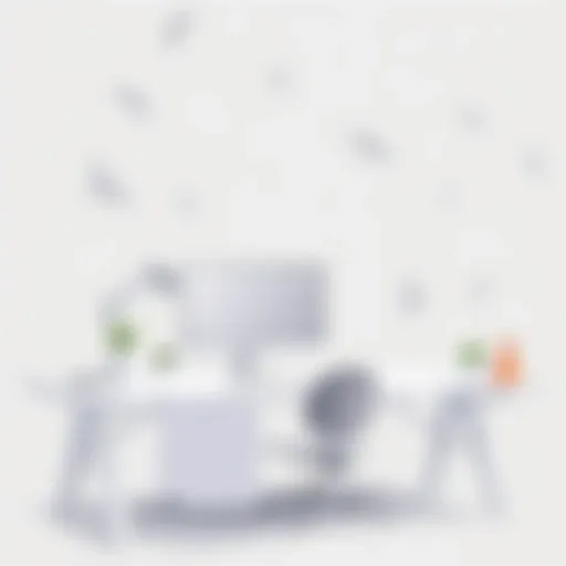 Modern L-shaped desk riser enhancing workspace aesthetics