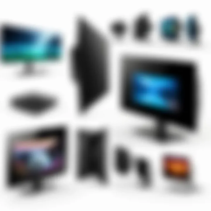 Different types of corner mounts suitable for 55-inch TVs