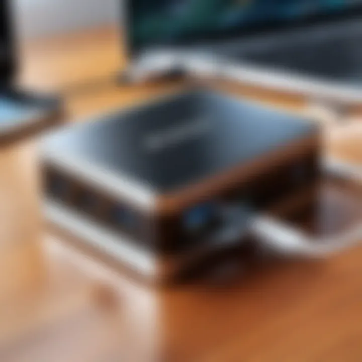 Illustration of various usage scenarios for USB hubs