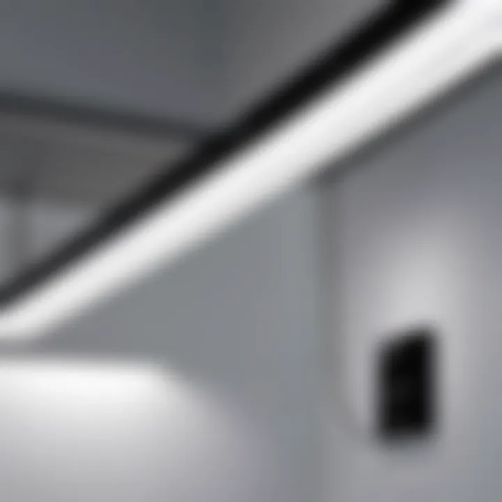 Flexible installation options for linkable LED shop lights