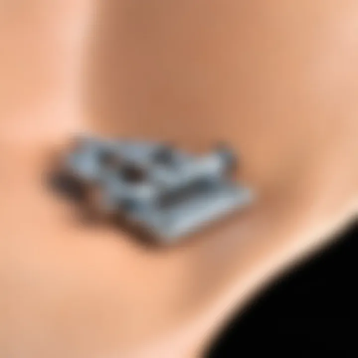 Illustration of chest lid hinge installation