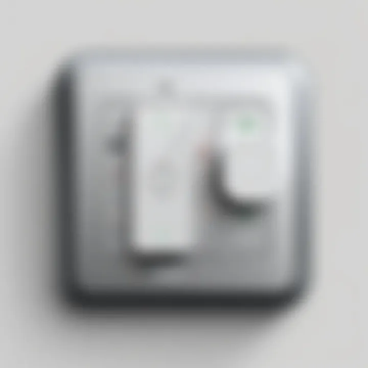 Close-up of the iDevices dimmer switch interface and controls