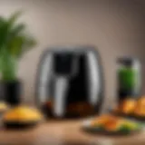 Showcasing Taotronics air fryer design and features