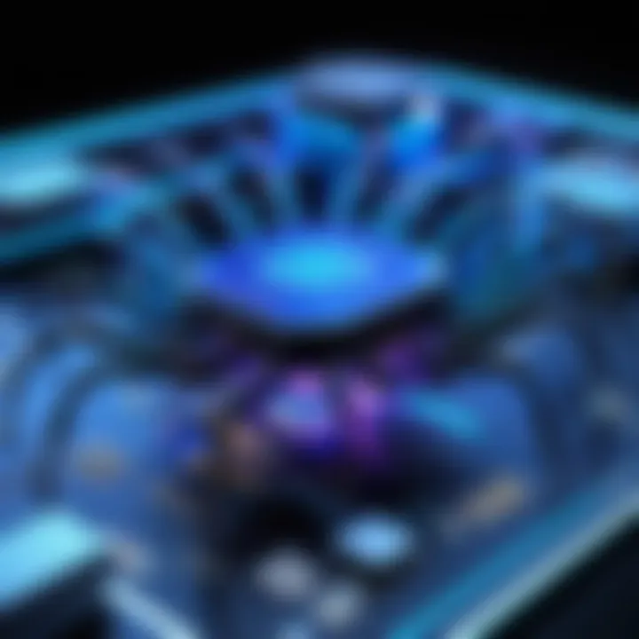 Visual representation of the integration of Coospider UV light into electronic devices.