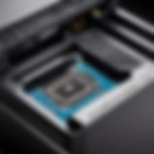 Corsair motherboard accessory tray showcasing its sleek design and organization potential