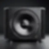 High-quality subwoofer showcased in a vehicle