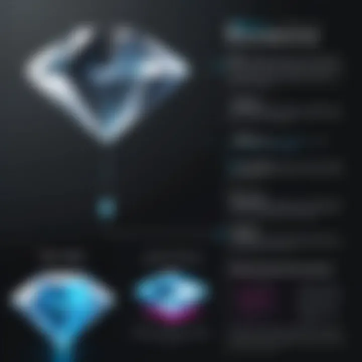 Infographic showcasing the advantages of using diamond materials in antenna design.