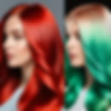 Color Vibrancy Results with Dove Conditioner Before and after hair color vibrancy results
