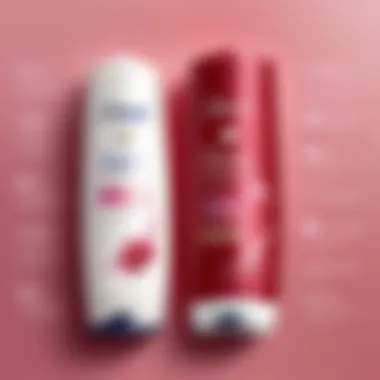 Key Ingredients in Dove Conditioner Key ingredients list highlighting the benefits for colored hair