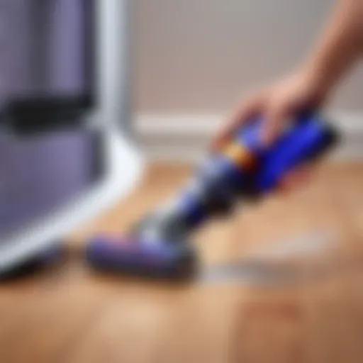 Dyson Animal Cordless Stick Vacuum Cleaner with pet hair