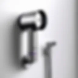 Dyson vacuum wall mount showcasing sleek design