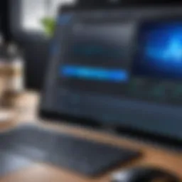 Interface of PowerDirector showcasing editing tools