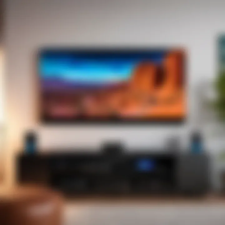 Home Theater Setup with OLED Technology