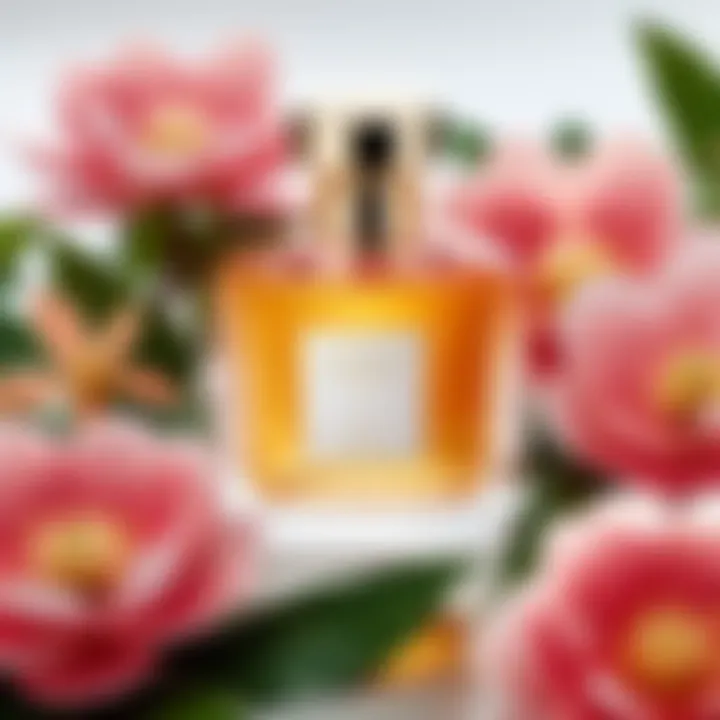 Aerin Perfume Aegea Blossom displayed among other luxury fragrances