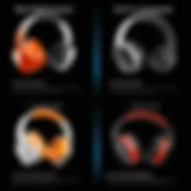Bone Conduction vs Traditional Headphones Comparison chart between bone conduction headphones and traditional headphones in terms of audio quality and health effects.