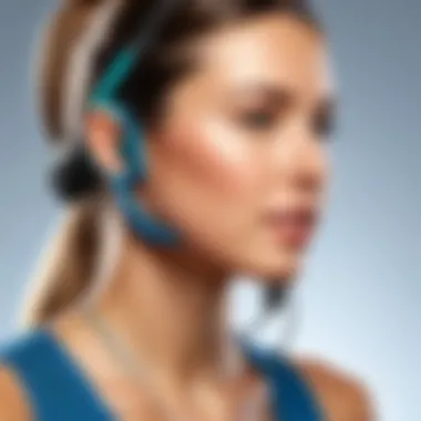 How Bone Conduction Technology Works Illustration demonstrating the functionality of bone conduction technology in audio transmission.