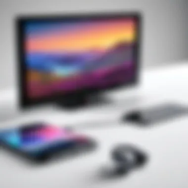 Bluetooth Connectivity for Enhanced Viewing Illustration of Bluetooth connection with a television